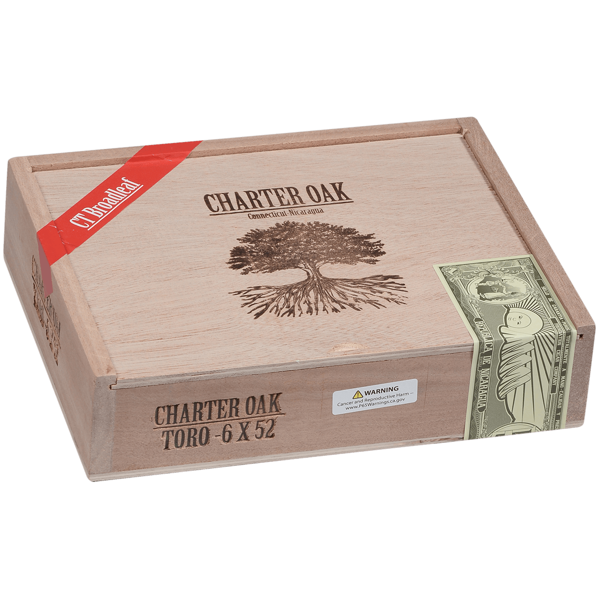 Foundation Charter Oak Connecticut Bl Maduro Toro 20 Ct Box 6.00X52