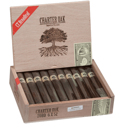 Foundation Charter Oak Connecticut Bl Maduro Toro 20 Ct Box 6.00X52
