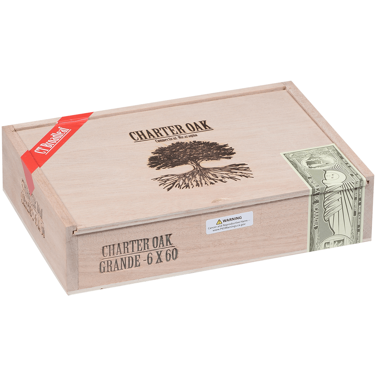 Foundation Charter Oak Connecticut Bl Maduro Grande 20 Ct Box 6.00X60