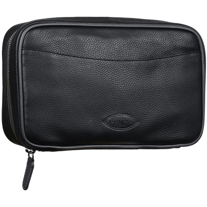 Tobacco Pouch Comoys Multi Pipe Travel Case Black & Grey