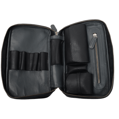 Tobacco Pouch Comoys Multi Pipe Travel Case Black & Grey