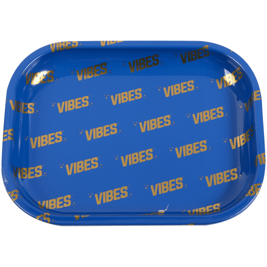 Rolling Metal Tray Vibes - Signature Blue - Small