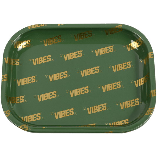 Rolling Metal Tray Vibes - Signature Green - Small