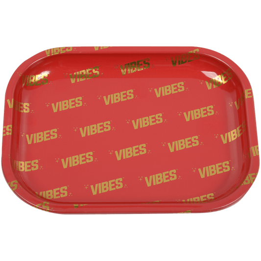 Rolling Metal Tray Vibes - Signature Red - Small