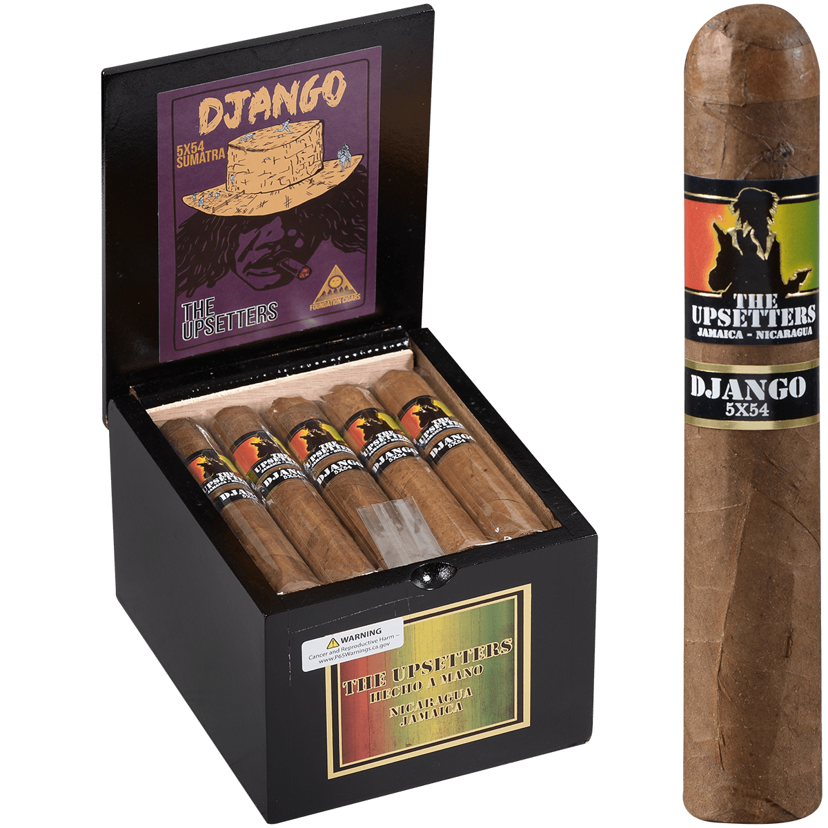 The Upsetters Django Sumatra 20 Ct Box 5.00X54
