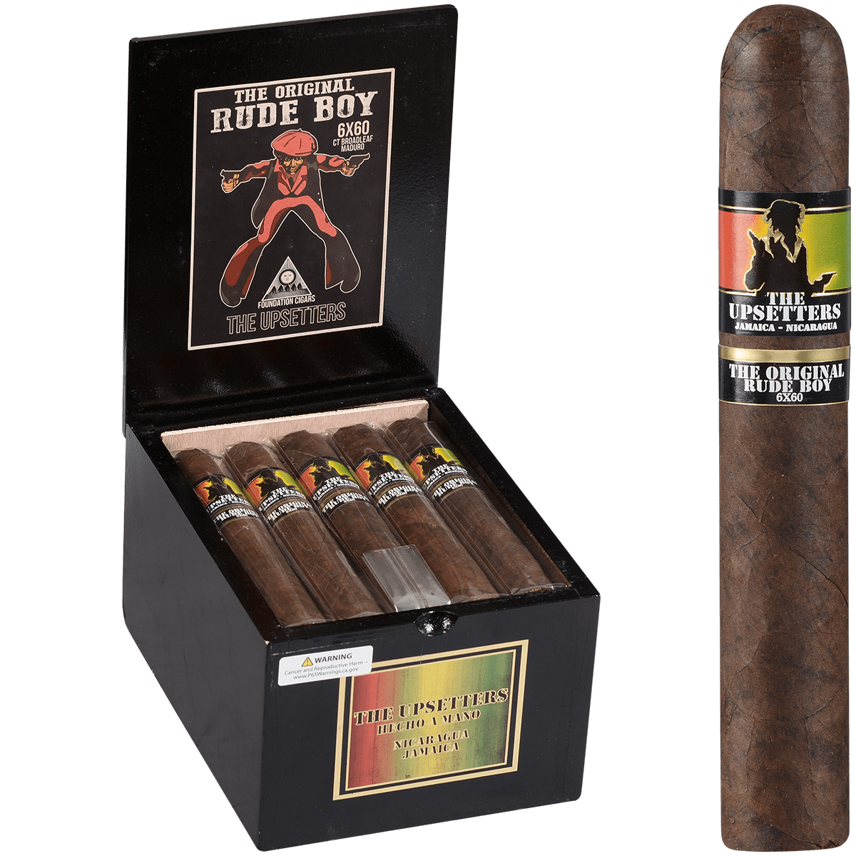 The Upsetters Original Rude Boy Maduro 20 Ct Box 6.00X60