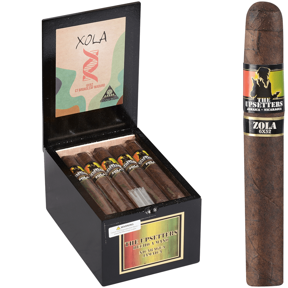 The Upsetters Zola Maduro 20 Ct Box 6.00X52