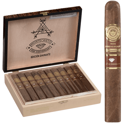 Montecristo 1935 Anniversary Edicion Diamante Toro 10 Ct. Box 6.00X55