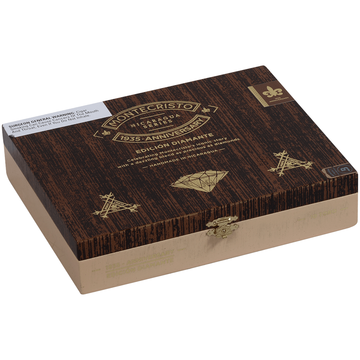 Montecristo 1935 Anniversary Edicion Diamante Toro 10 Ct. Box 6.00X55
