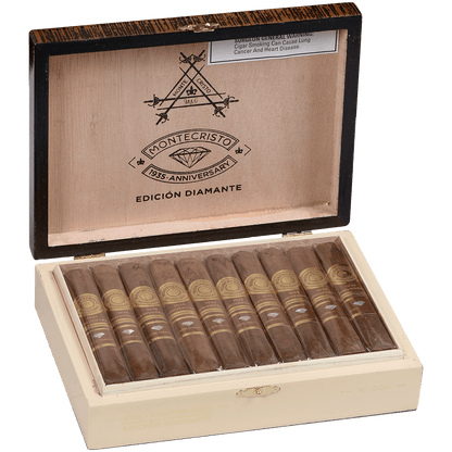 Montecristo 1935 Anniversary Edicion Diamante Icon 10 Ct. Box 4.75X48