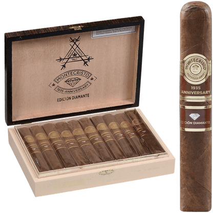 Montecristo 1935 Anniversary Edicion Diamante Grande 10 Ct. Box 6.00X60