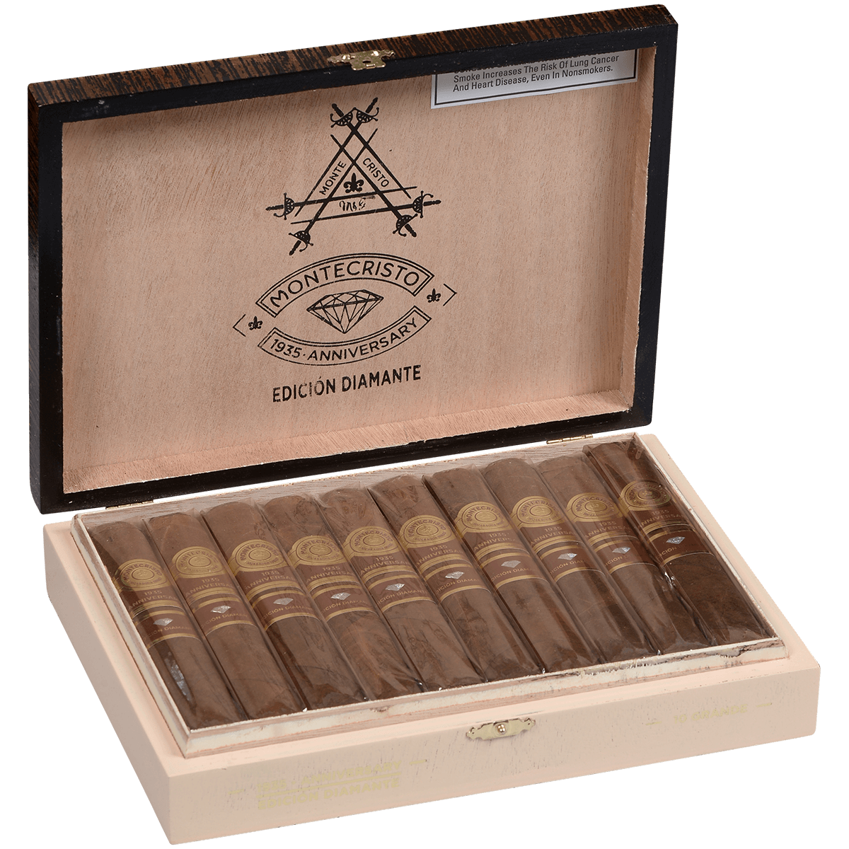 Montecristo 1935 Anniversary Edicion Diamante Grande 10 Ct. Box 6.00X60