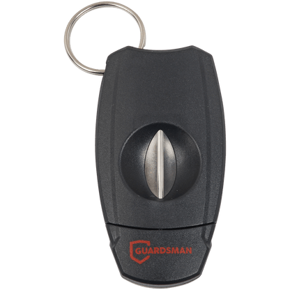 Guardsman Cigar Cutter Cliffhanger V Cut Black 24 Ct Display