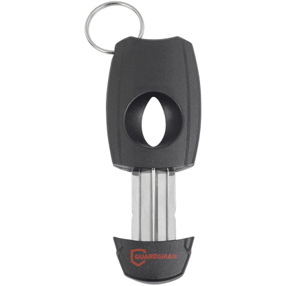 Guardsman Cigar Cutter Cliffhanger V Cut Black 24 Ct Display