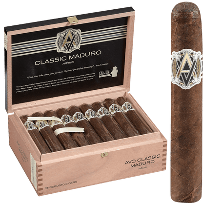 Avo Classic Maduro Robusto 25 Ct Box 5.00X50