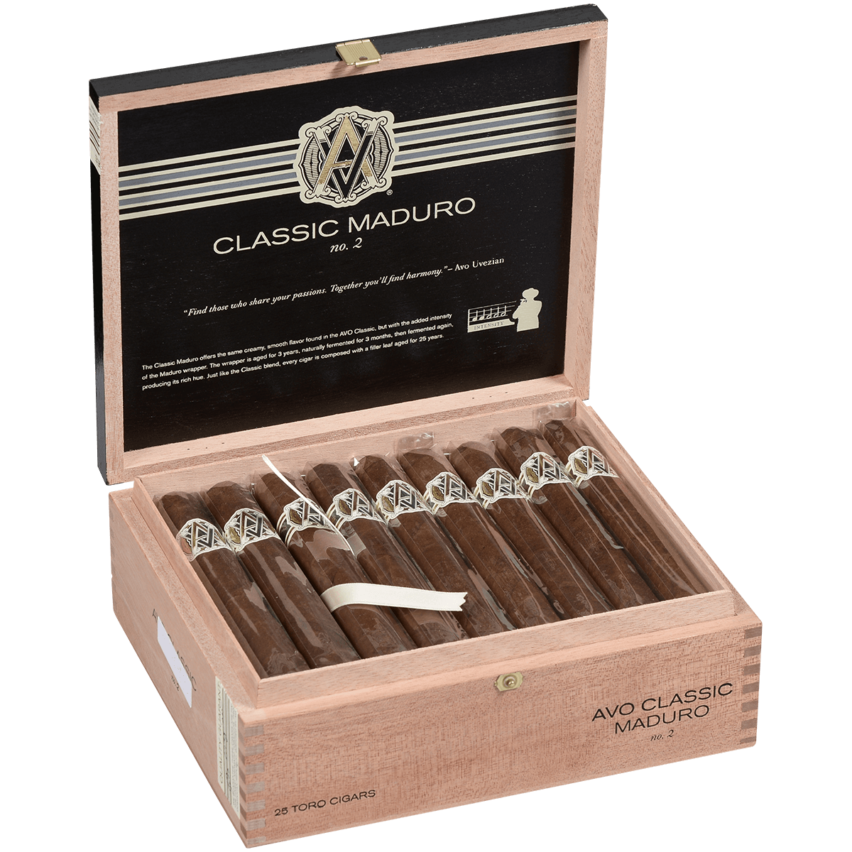 Avo Classic Maduro No.2 Toro 25 Ct. Box 6.00X50