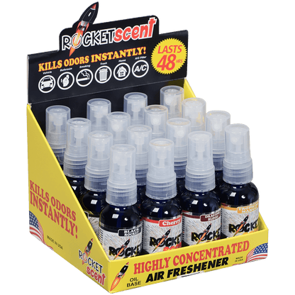 Freshener Rocket Scent Air Freshener Mix #5 Assorted 1 Oz 16 Ct Display