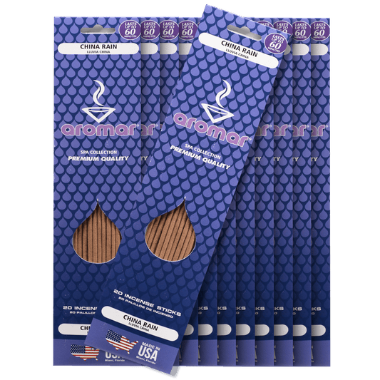 Incense Sticks Aromar China Rain 12 20 Ct Packs