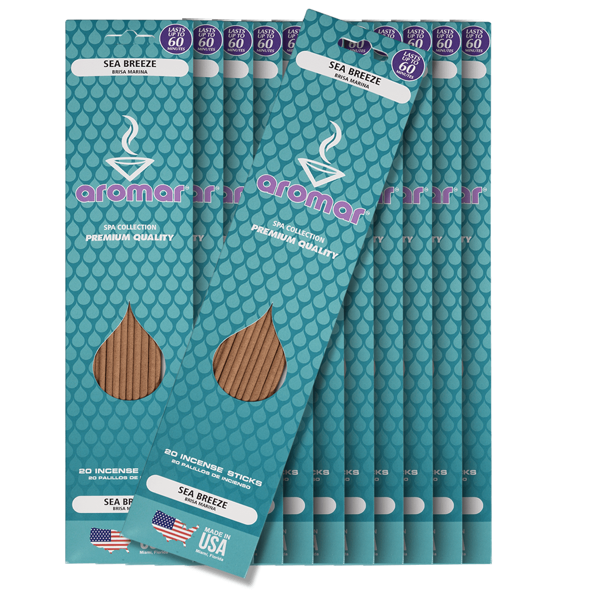 Incense Sticks Aromar Sea Breeze 12 20 Ct Packs