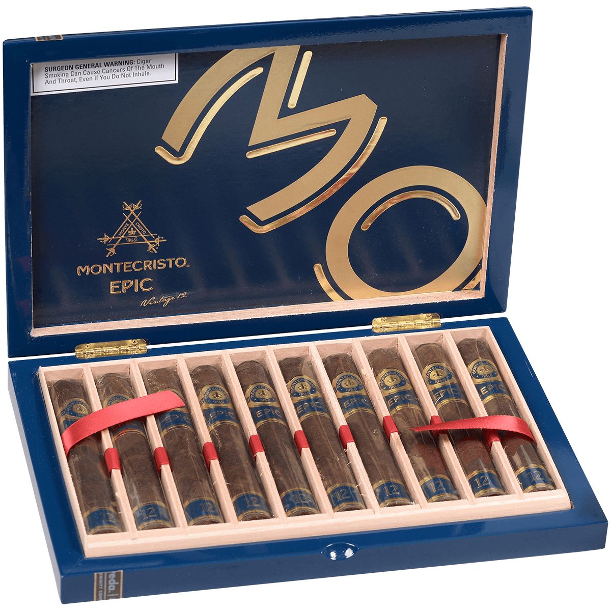 Montecristo Epic 12 Blue Toro 10 Ct Box 6.00X52