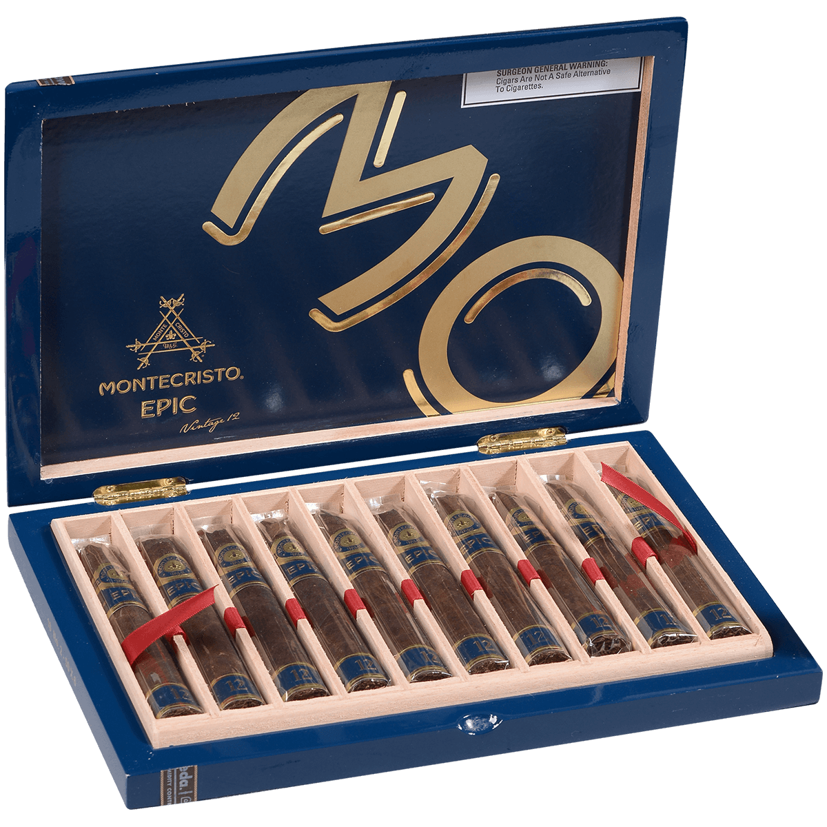 Montecristo Epic 12 Blue No.2 10 Ct Box 6.00X50