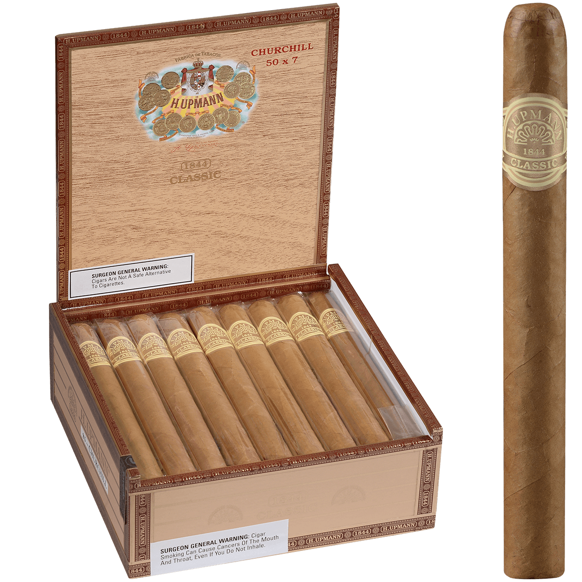 H.Upmann 1844 Classic Churchill 25 Ct Box 7.00X50