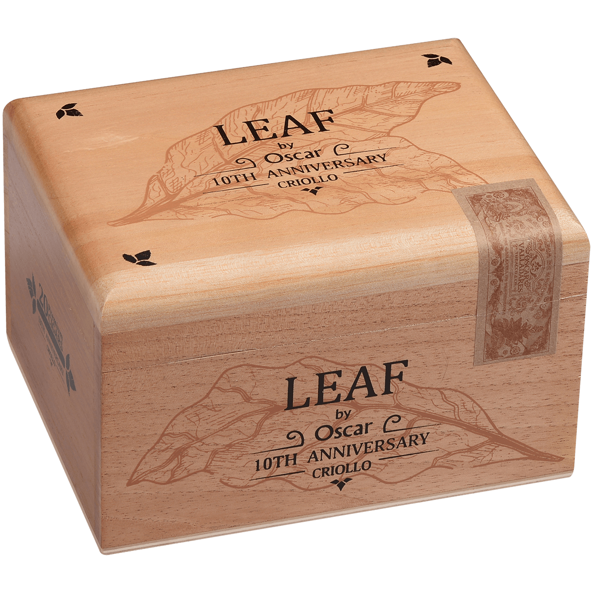 Leaf By Oscar 10Th Criollo Toro 20 Ct Box 6.00X52