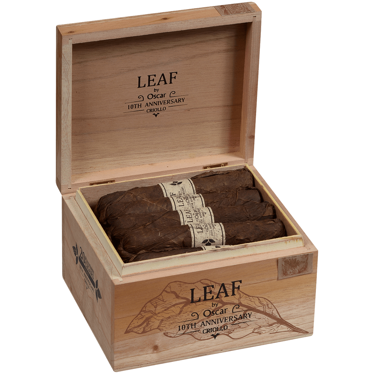 Leaf By Oscar 10Th Criollo Sixty 20 Ct Box 6.00X60