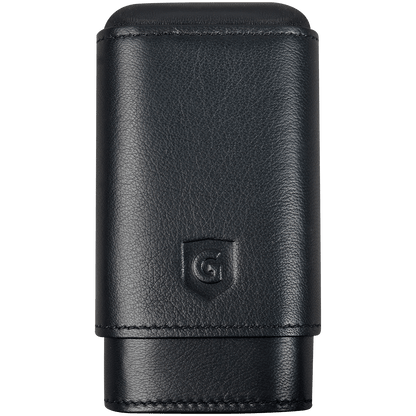 Cigar Case Guardsman 3 Finger Black & Black 8.5X62