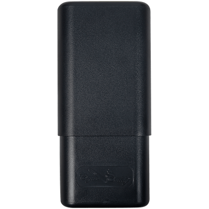 Cigar Tube Triple Cigar Caddy Black 64 Ring Gauge