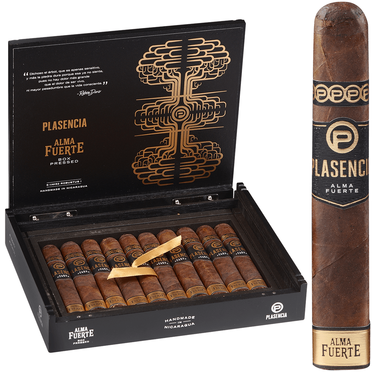 Plasencia Alma Fuerte Robustus I 10 Ct. Box 5.25X52