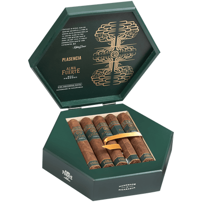 Plasencia Alma Fuerte Natural (Colorado Claro) Sixto Hexagon 10 Ct.Box 6.00X60