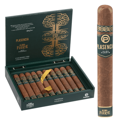Plasencia Alma Fuerte Natural (Colorado Claro) Eduardo 10 Ct.Box 6.25X54