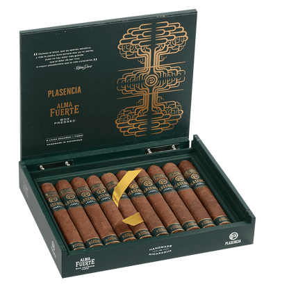 Plasencia Alma Fuerte Natural (Colorado Claro) Eduardo 10 Ct.Box 6.25X54