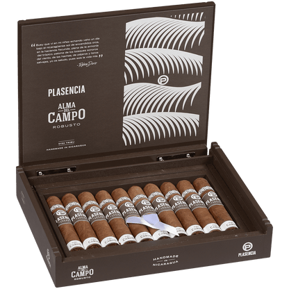 Plasencia Alma Del Campo Tribu Robusto 10 Ct.Box 5.00X52