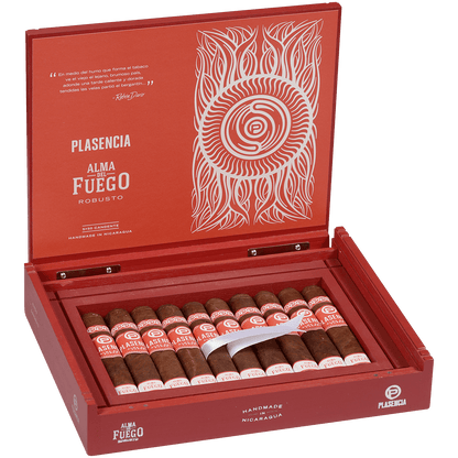 Plasencia Alma Del Fuego Candente Robusto 10 Ct.Box 5.00X50