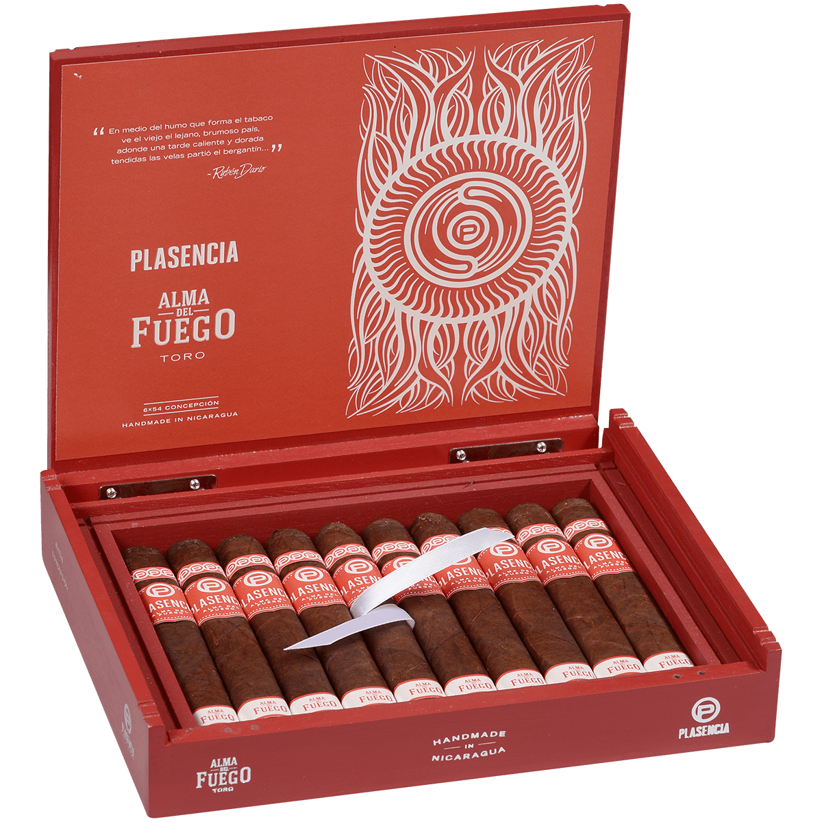 Plasencia Alma Del Fuego Concepcion Toro 10 Ct.Box 6.00X54
