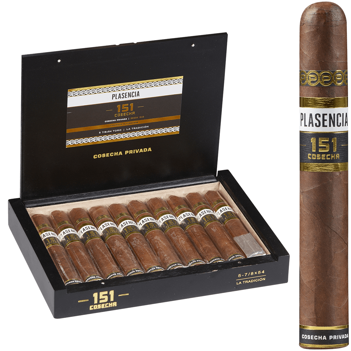 Plasencia Cosecha 151 La Tradicion Toro 10 Ct. Box 5.125X54