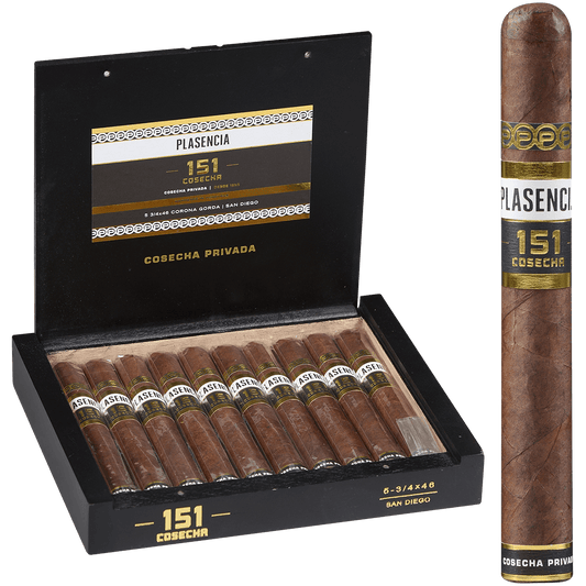 Plasencia Cosecha 151 San Diego Corona Gorda 10 Ct. Box 5.75X46
