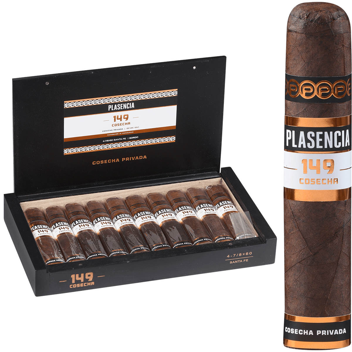 Plasencia Cosecha 149 Santa Fe Gordito 10 Ct. Box 4.0875X60