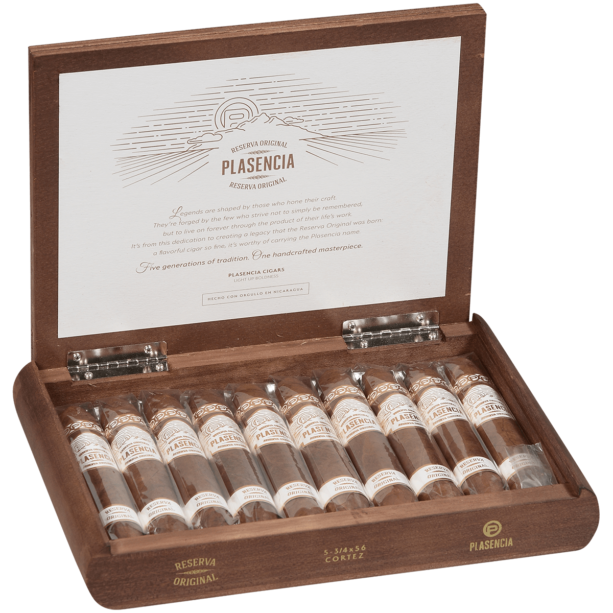 Plasencia Reserva Original Cortez Toro 10 Ct. Box 5.75X56