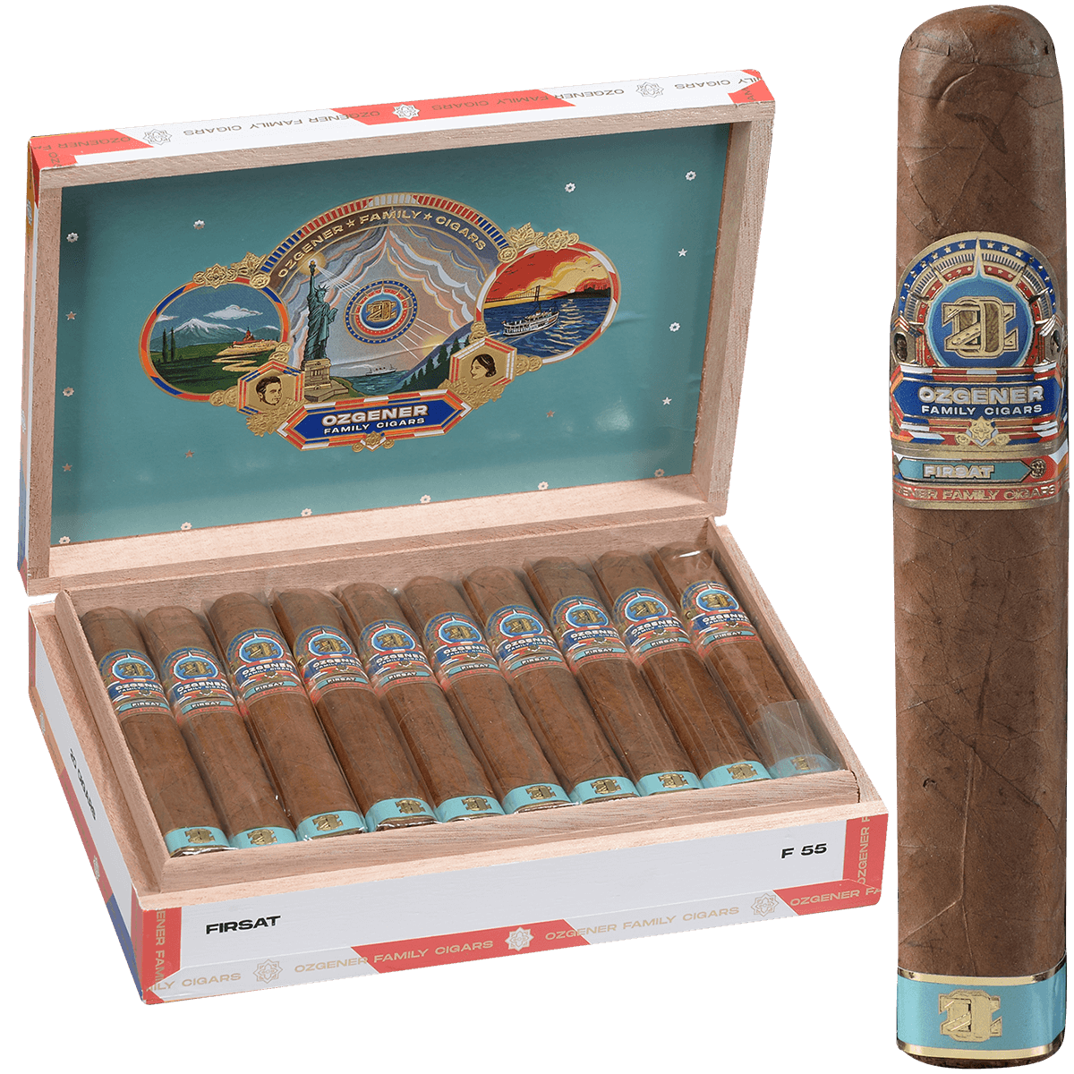 Crowned Heads Ozgener Firsat F55 20 Ct. Box 5.50X55