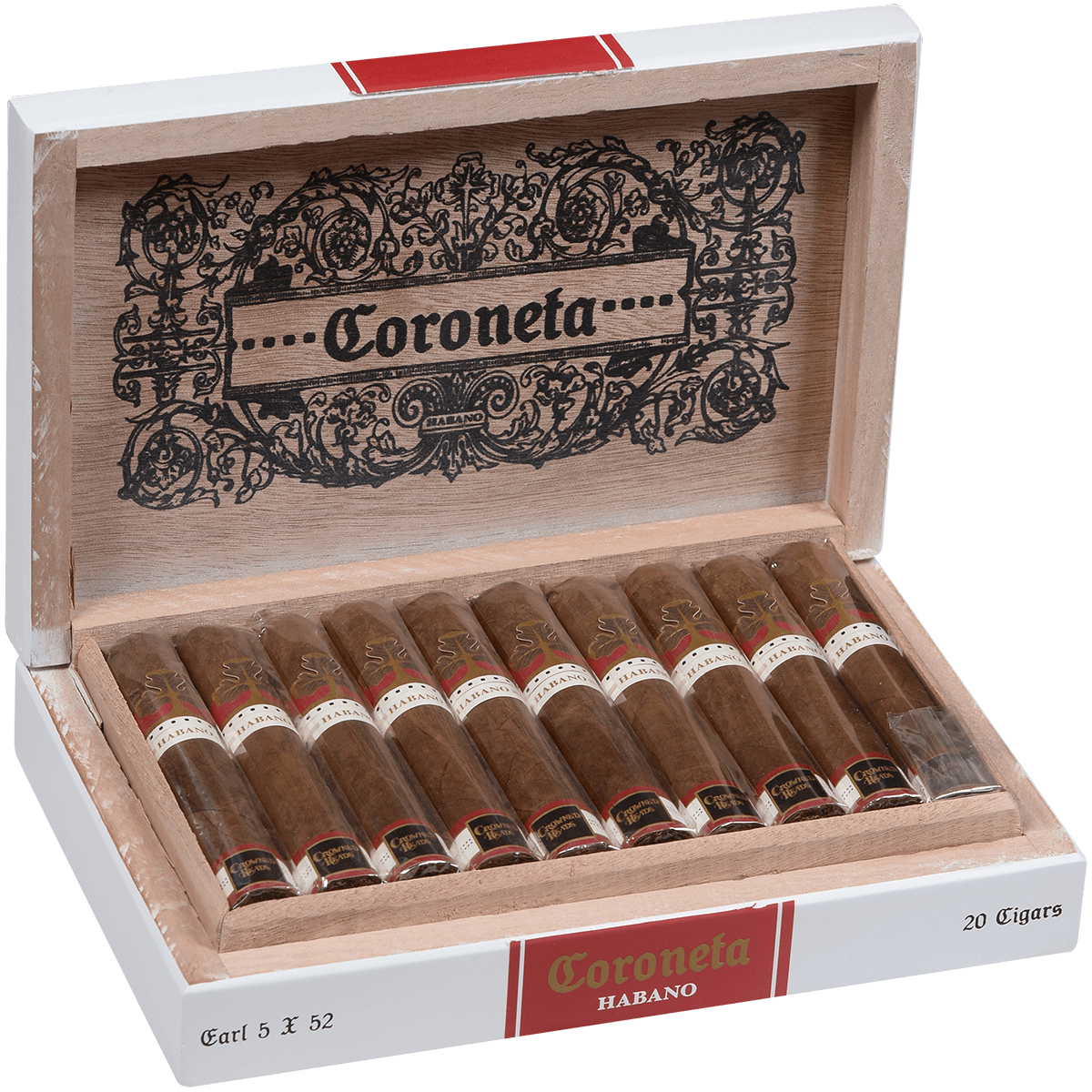 Crowned Heads Coroneta Habano Earl 20 Ct 5.00X52