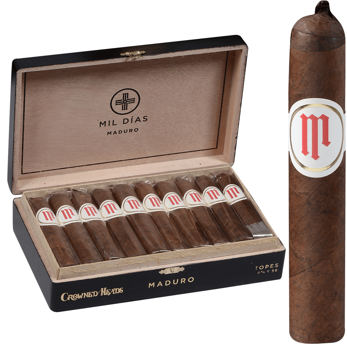 Crowned Heads Mil Dias Topes Maduro 20 Ct. Box 4.875X56
