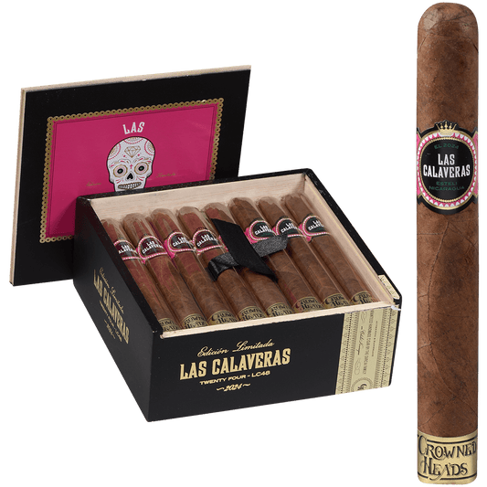 Le Crowned Heads Las Calaveras 2024 24 Ct Box 6.00X48