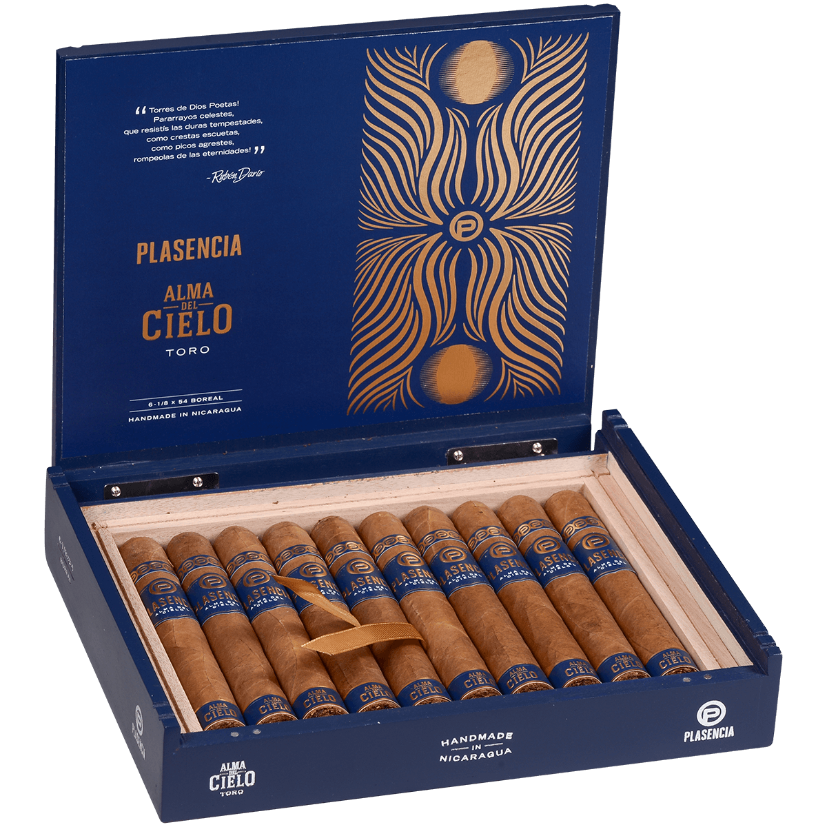 Plasencia Alma Del Cielo Boreal Toro 10 Ct. Box 6 1/8X54