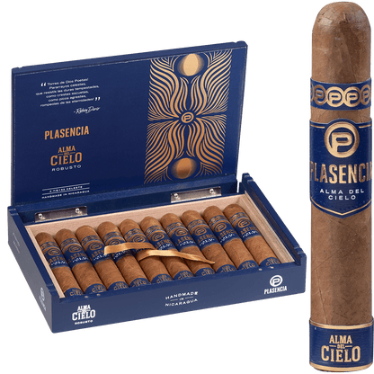 Plasencia Alma Del Cielo Celeste Robusto 10 Ct. Box 4 7/8X52