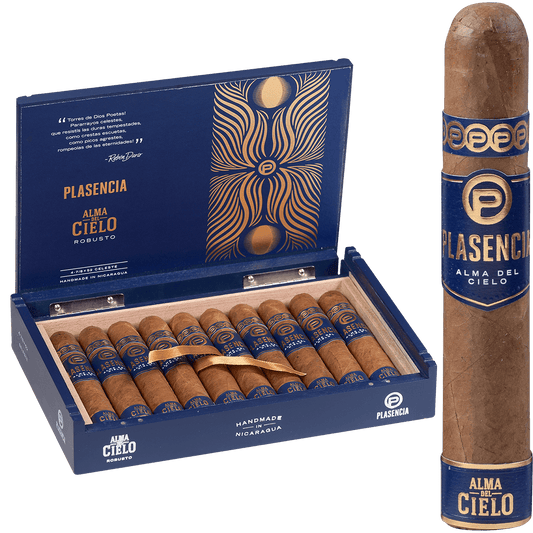 Plasencia Alma Del Cielo Celeste Robusto 10 Ct. Box 4 7/8X52