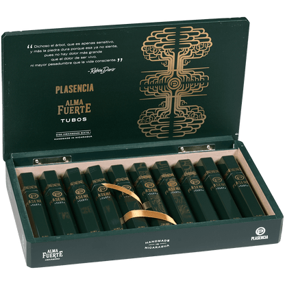 Plasencia Alma Fuerte Sixto I Hexagon Tubo 10 Ct. Box 6.00X60