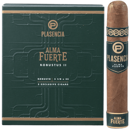 Plasencia Alma Fuerte Robustus I Robusto 5/5 Packs 5 1/4X52